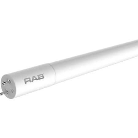 Rab T8 LED GLASS 4FT TYPE B 17W 3500K 2100LM DOUBLE ENDED T8-17-48G-835-DE-BYP